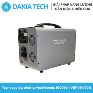 Trạm Sạc Dự Phòng VestWoods 1000Wh VEP05K-10B 2 Trạm Sạc Dự Phòng VestWoods 1000Wh VEP05K-10B 3