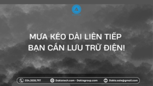 Mưa kéo dài, lưu trữ điện càng cần thiết 1
